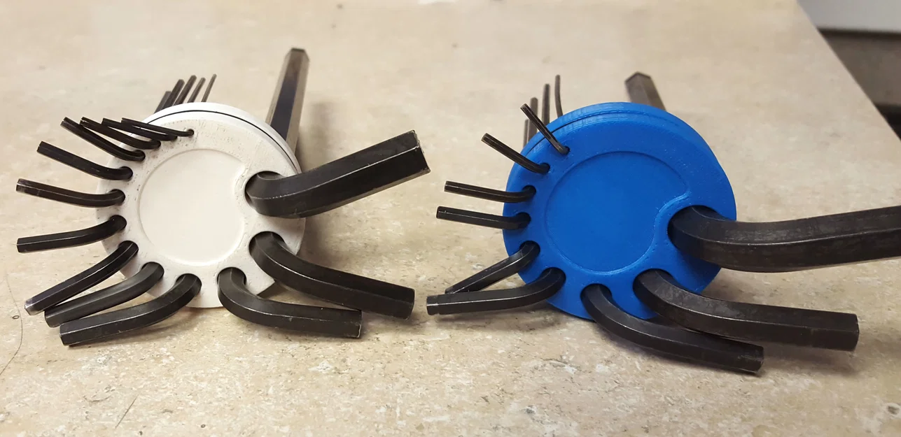 Kệ/giá giữ lục giác cải tiến (Improved Allen Wrench / Hex Key Holder) - Image 2