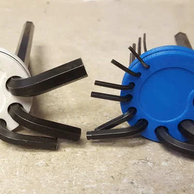 Kệ/giá giữ lục giác cải tiến (Improved Allen Wrench / Hex Key Holder)