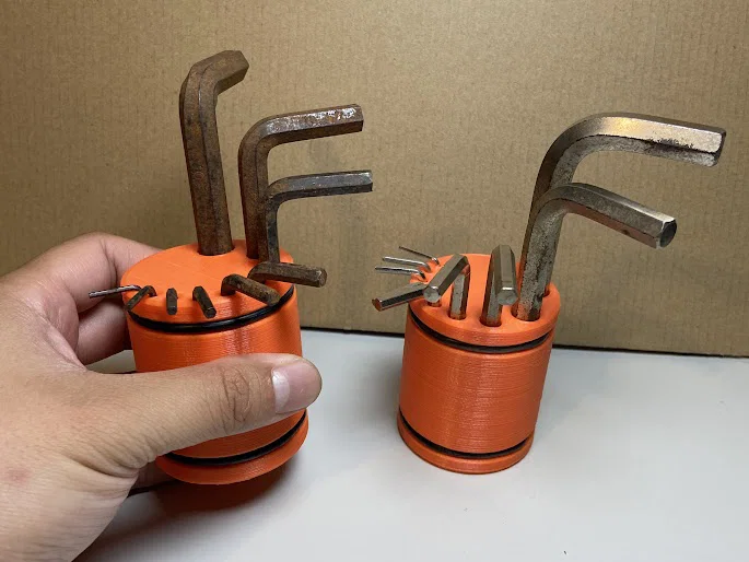 Khay giữ lục giác cao hơn – Allen Wrench/Hex Key Holder cải tiến - Image 1