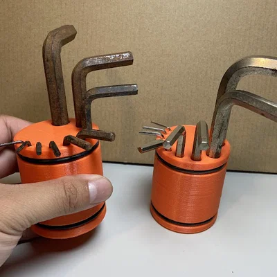 Khay giữ lục giác cao hơn – Allen Wrench/Hex Key Holder cải tiến