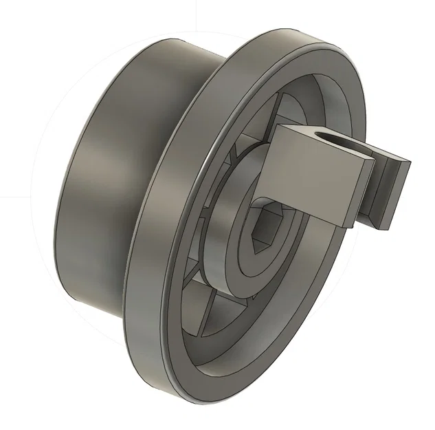 Bánh xe thay thế khay máy rửa bát Bosch và Siemens in 3D - Image 1