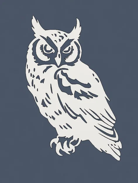 Hình bóng cú mèo 3D (Owl Silhouette) - Giải pháp ngăn chim đâm vào kính - Image 1