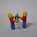 Vũ khí Bat'leth in 3D dành cho LEGO Minifigure - Chiến binh Star Trek - Thumbnail 3