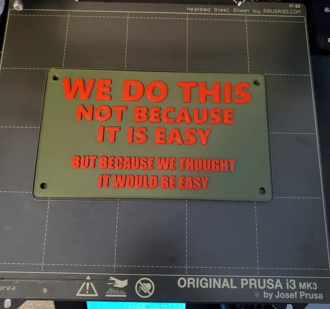 Bảng chữ “Tưởng Dễ Mà Không Dễ” ("We Thought It Would Be Easy" Sign) - Image 1