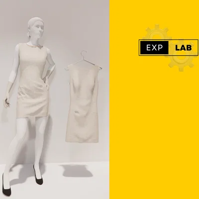 Mô hình 3D Ma-nơ-canh Nữ cho Kiến trúc và Trưng bày