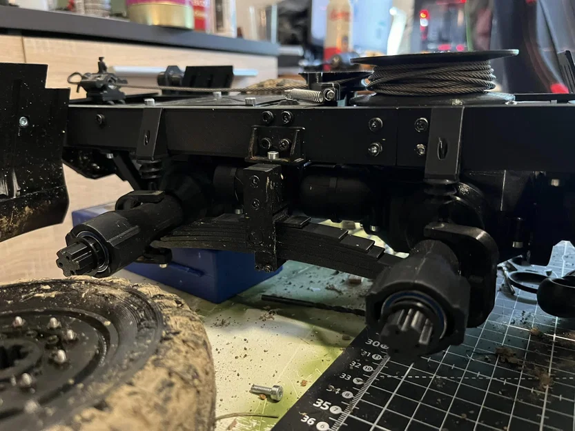 Bộ chặn hành trình treo sau cho mô hình Tatra 815 (Suspension END) - Image 2