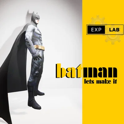 Mô hình Batman 3D chi tiết cho người hâm mộ siêu anh hùng