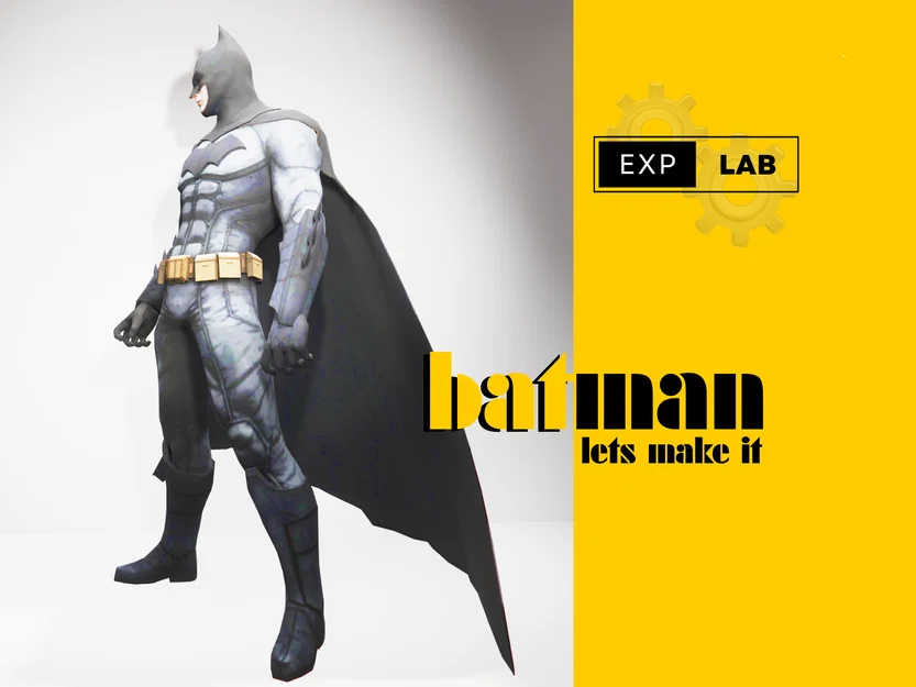 Mô hình Batman 3D chi tiết cho người hâm mộ siêu anh hùng - Image 3