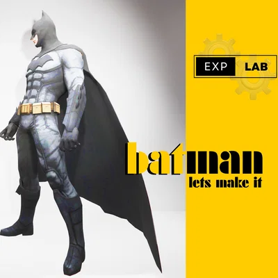 Mô hình Batman 3D chi tiết cho người hâm mộ siêu anh hùng