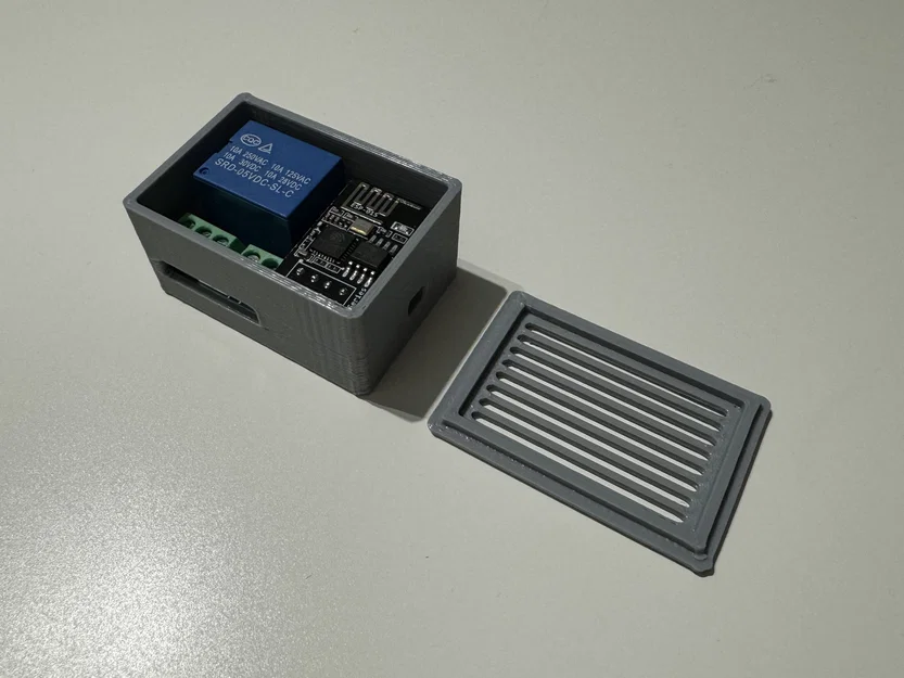 Case relay ESP-01S snap-fit (Snap-fit ESP-01S Relay Case) - Image 5