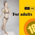 Mô hình nhân vật nữ 3D (Bikini Girl Figur) dành cho kiến trúc sư - Thumbnail 1