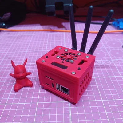 Orange Pi Zero 3 kèm 4G/LTE HAT (OpenWRT) – Router du lịch mini