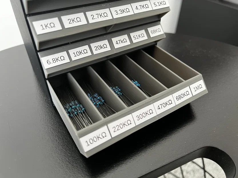 Hộp lưu trữ điện trở (Resistor storage) - Parametric - Image 4