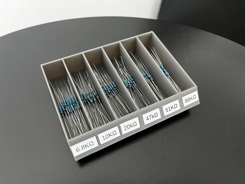 Hộp lưu trữ điện trở (Resistor storage) - Parametric - Image 5