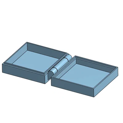 Hộp đựng Print-in-place nhỏ gọn: Mô hình test bản lề hiệu quả
