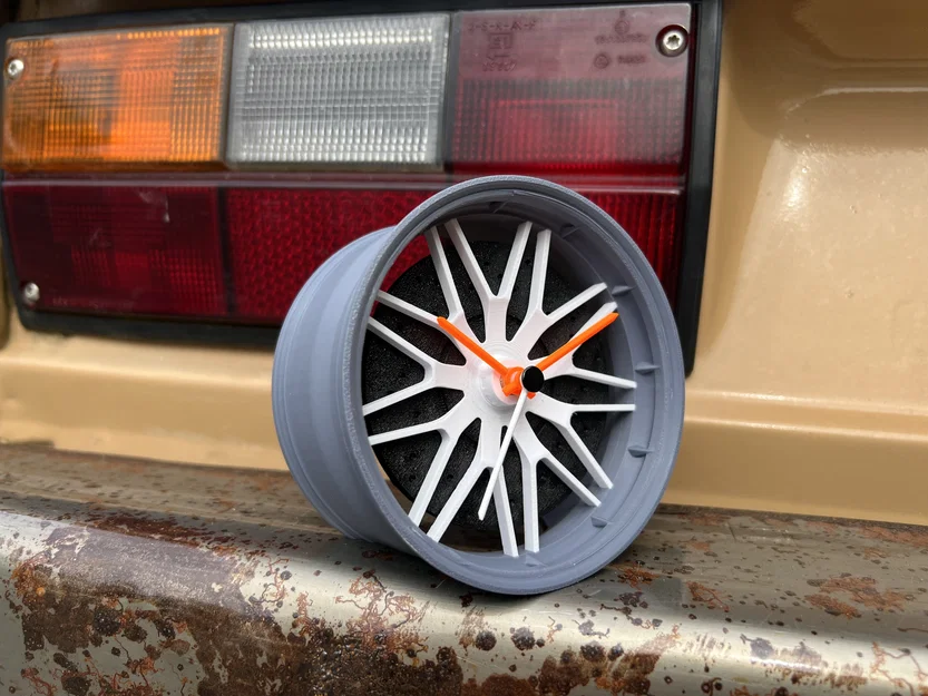 Rim clock – Đồng hồ để bàn lấy cảm hứng từ mâm AMG - Image 5