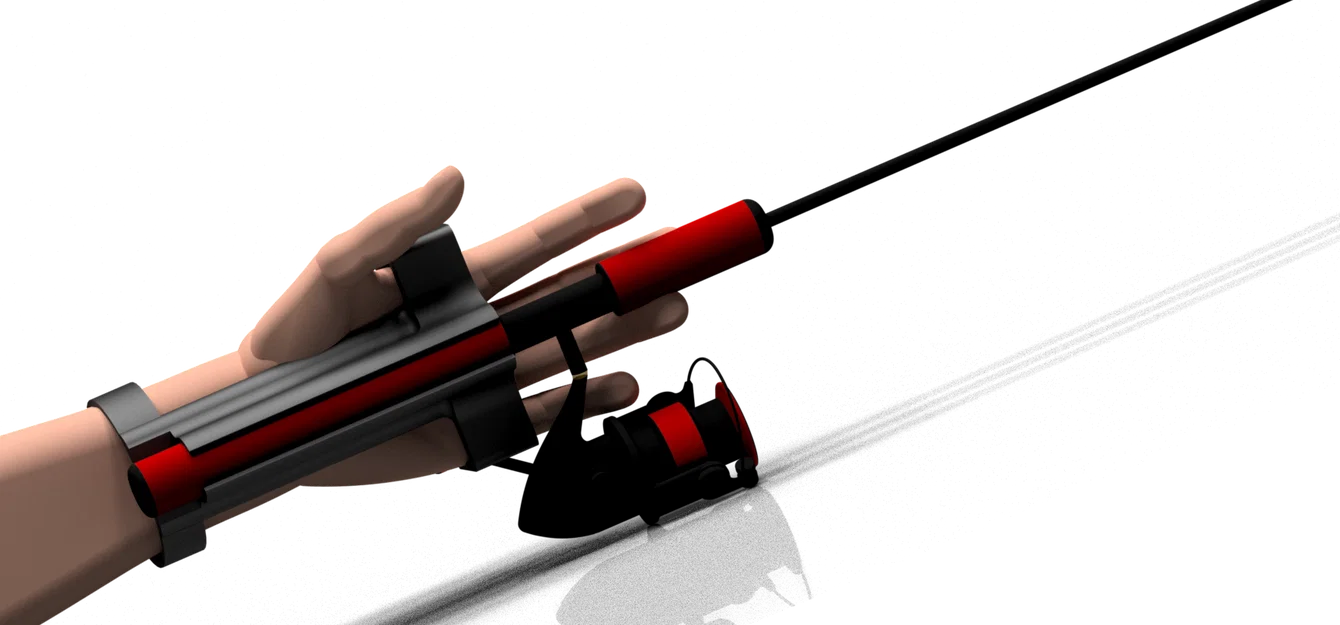 HandClip Rod Fishing – Kẹp cầm cần câu in 3D - Image 3