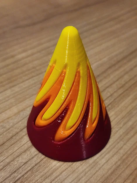 Đồ chơi fidget nón xoắn kép (Double spiral cone fidget toy) - Image 1