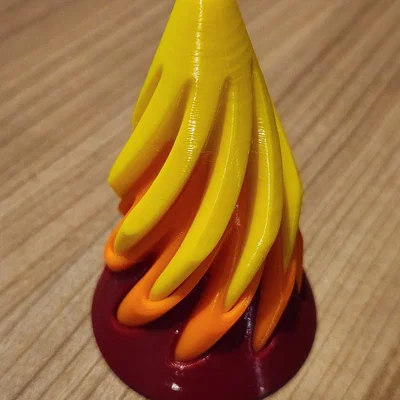 Đồ chơi fidget nón xoắn kép (Double spiral cone fidget toy)