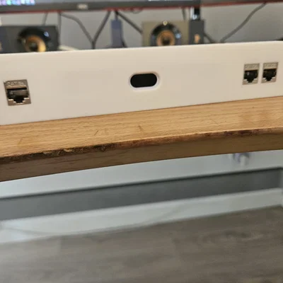 Khay gắn Rack 1U cho Unifi Cloud Gateway Ultra (UCG-Ultra) kèm khe Keystone