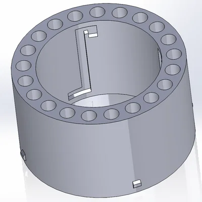 Giá đựng bút chì màu dạng telescoping (Telescoping Colored Pencil Holder)