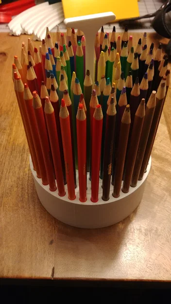 Giá đựng bút chì màu dạng telescoping (Telescoping Colored Pencil Holder) - Image 3