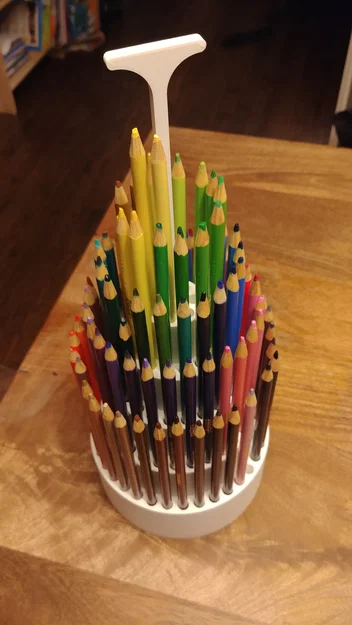 Giá đựng bút chì màu dạng telescoping (Telescoping Colored Pencil Holder) - Image 4