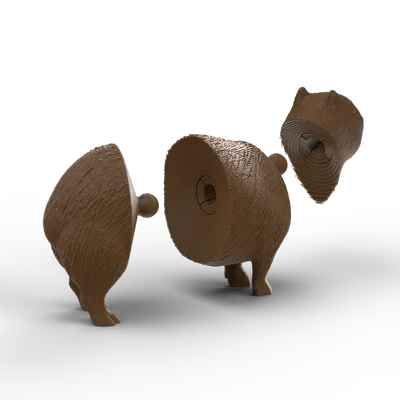 Mô hình Capybara khớp nối linh hoạt (Articulated Capybara) để bàn