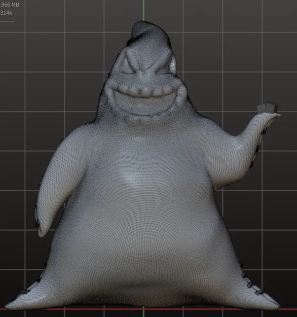 Mô hình 3D Oogie Boogie từ phim Nightmare Before Christmas - Image 3