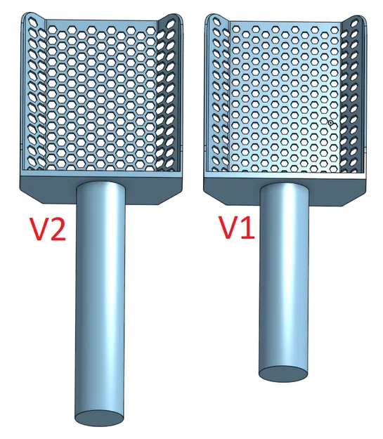 Muỗng Xúc Cát Mèo Lỗ Lục Giác (Hexagonal Cat Litter Scoop) - Image 2