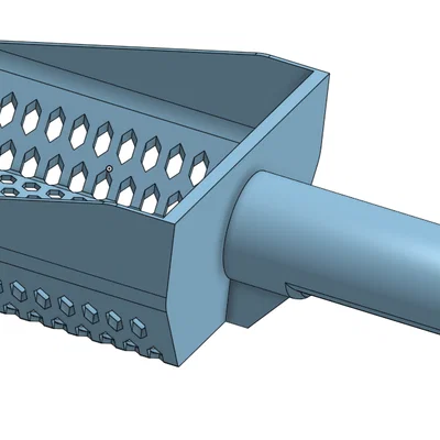 Muỗng Xúc Cát Mèo Lỗ Lục Giác (Hexagonal Cat Litter Scoop)