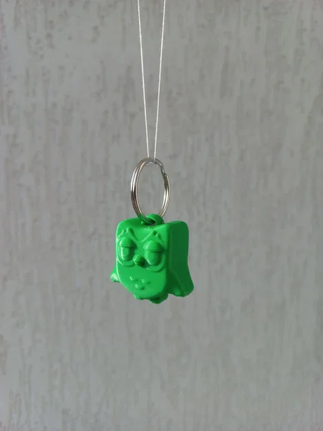 Móc khóa chim cú Duo (Duolingo bird) 3D in siêu dễ thương - Image 2