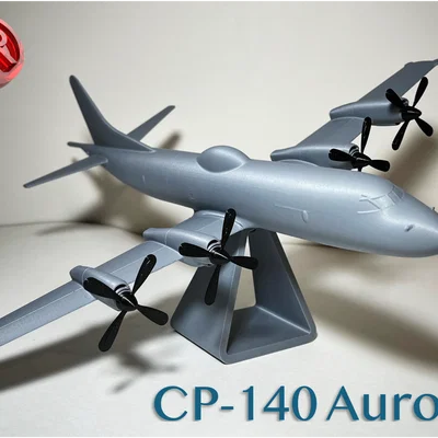 Mô hình 3D máy bay tuần tra biển CP-140 Aurora tỷ lệ 1:87