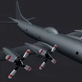 Mô hình 3D máy bay tuần tra biển CP-140 Aurora tỷ lệ 1:87 - Thumbnail 2