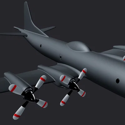 Mô hình 3D máy bay tuần tra biển CP-140 Aurora tỷ lệ 1:87