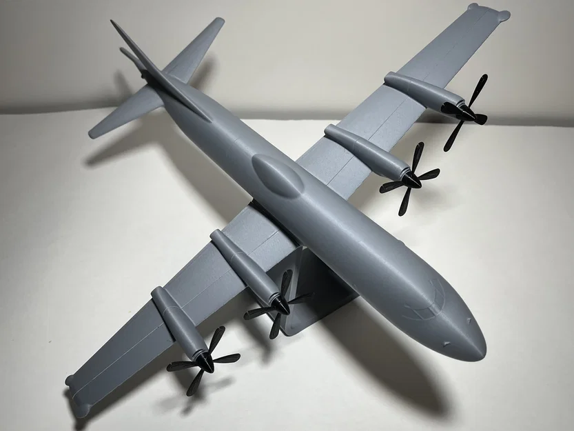 Mô hình 3D máy bay tuần tra biển CP-140 Aurora tỷ lệ 1:87 - Image 3