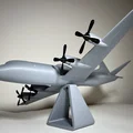 Mô hình 3D máy bay tuần tra biển CP-140 Aurora tỷ lệ 1:87 - Thumbnail 4