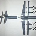 Mô hình 3D máy bay tuần tra biển CP-140 Aurora tỷ lệ 1:87 - Thumbnail 5