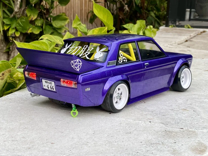 Khung chống lật (roll cage) phong cách Bosozoku cho xe RC 1/10 - Image 2