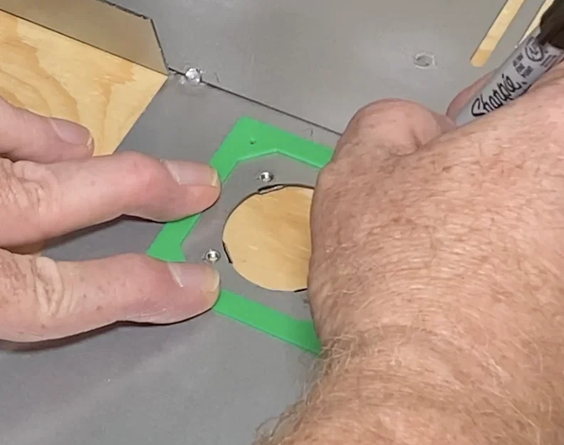 Template khoét lỗ quạt 60mm - Image 2