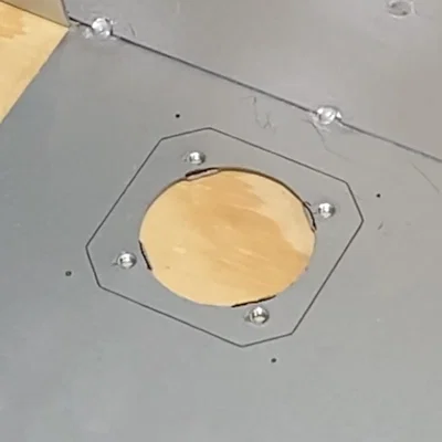 Template khoét lỗ quạt 60mm