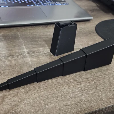 Kệ đỡ laptop telescoping (in print-in-place)