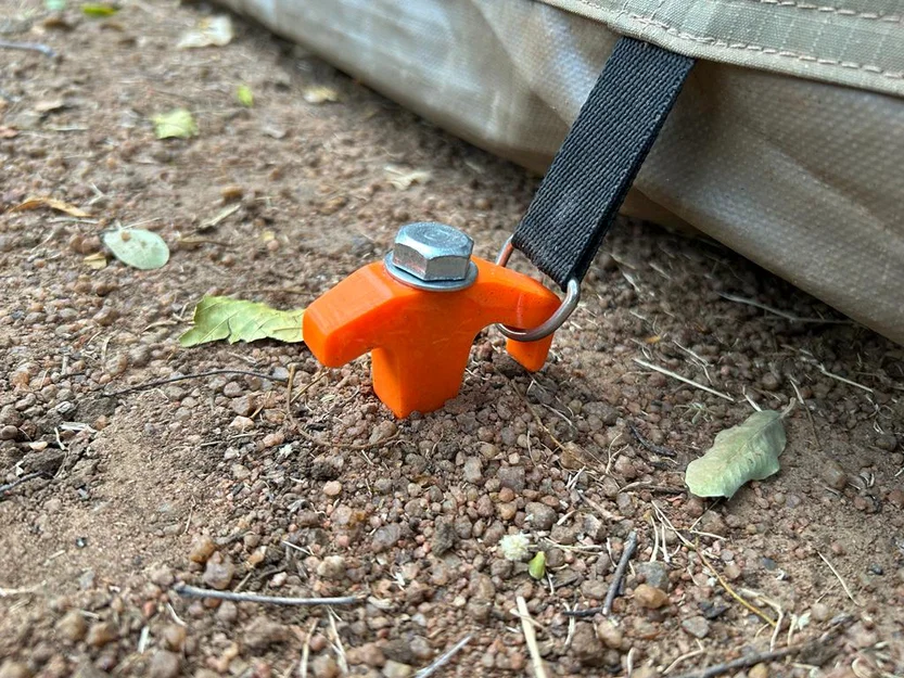 Cọc Lều Không Cần Búa (Hammerless Tent Peg) - Image 2