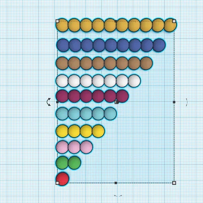 Hạt Montessori (Montessori beads) cho toán học