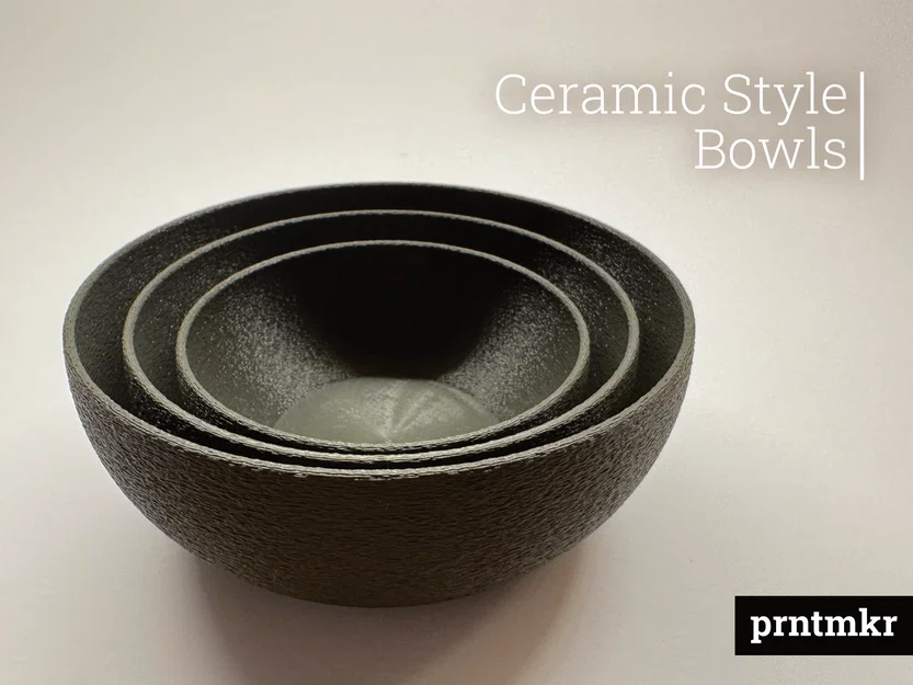 Tô Phong Cách Gốm Sứ (Ceramic Style Bowl) - Image 1