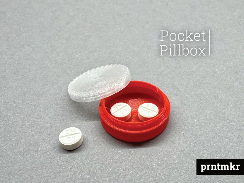 Hộp đựng thuốc bỏ túi siêu nhỏ (Pocket Pillbox) - Image 1