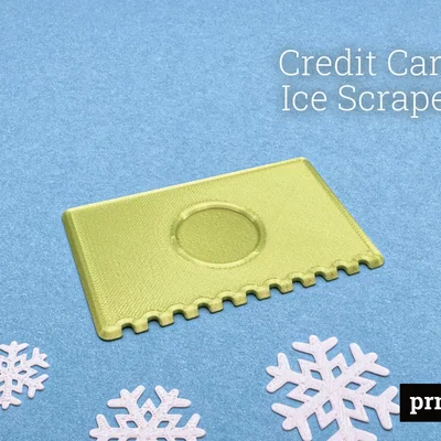 Dụng Cụ Cạo Băng Cỡ Thẻ Tín Dụng (Credit Card Ice Scraper)