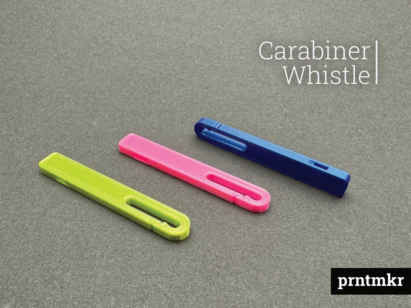 Còi Carabiner – Gắn Zipper & Móc Khóa - Image 1