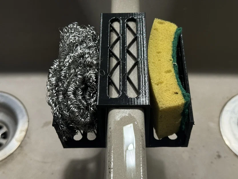 Giá Đỡ Miếng Bọt Biển Cho Bồn Rửa Đôi (Sponge Holder for Double Sink) - Image 1