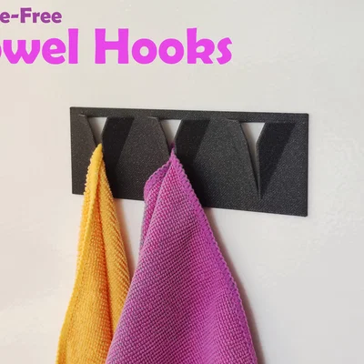 The Greatest Towel Hooks - Móc Treo Khăn Siêu Tiện